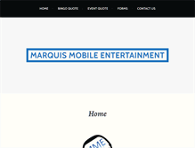 Tablet Screenshot of marquisinc.com